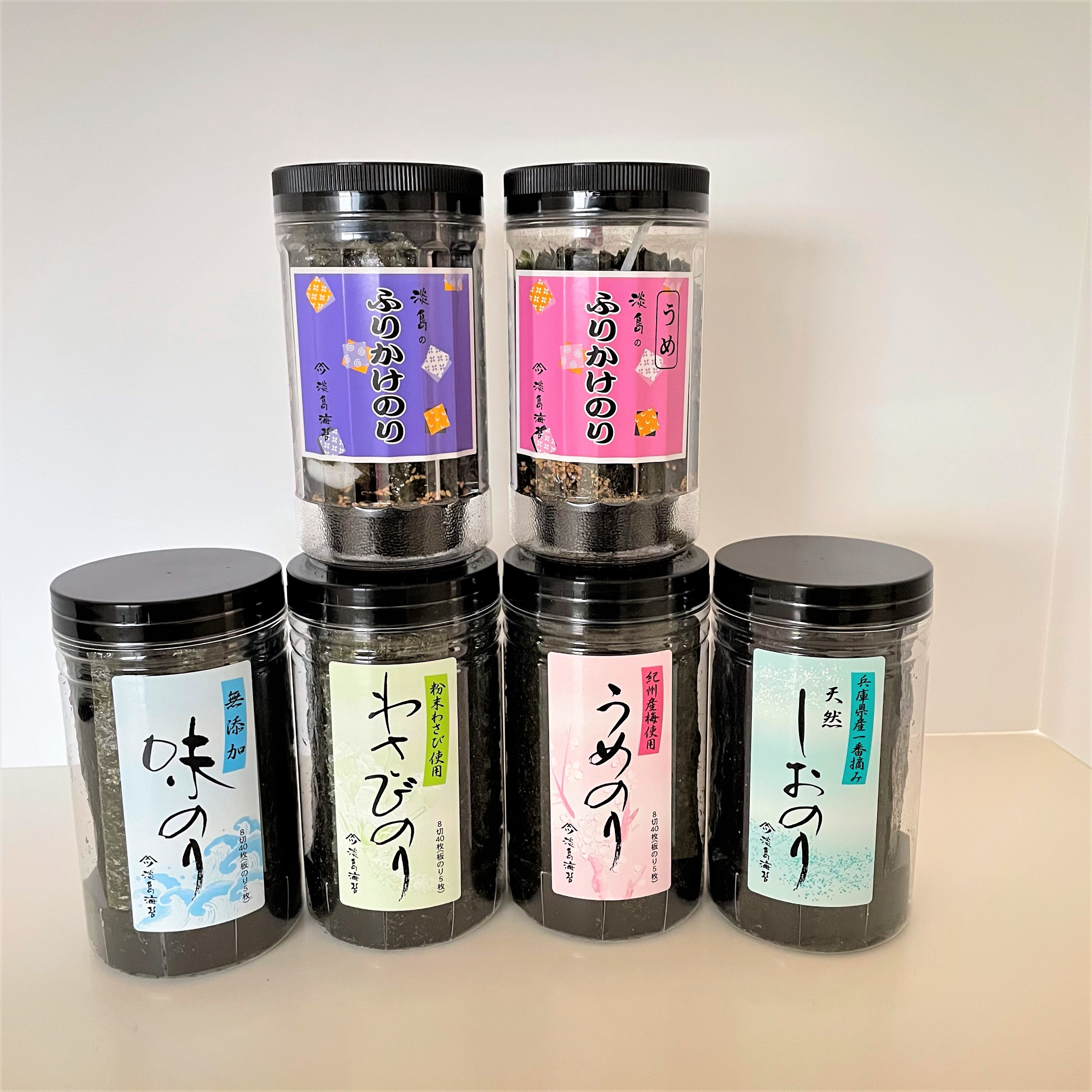 淡島海苔 ふりかけ、味のりギフトセット ６種類 / 和歌山特産品販売